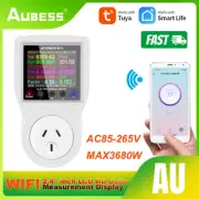 85-265V Wifi Smart Socket LCD Digital Wattmeter AU Plug Power Meter Electricity