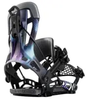 2025 Nidecker FLOW NX2 Hybrid Space Black Snowboard Bindings NEW Large (8-11.5)