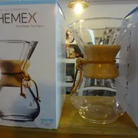 在飛比找蝦皮購物優惠-美國 CHEMEX －經典手沖咖啡濾壺（木把．六人份）經典原