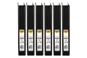 20pc Marbig Clearview 4 D-Ring Insert Binder A4 File 25mm Document Organiser BLK