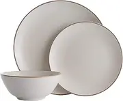 [Mason Cash] Classic Collection Cream Stoneware 12 Piece Dinner Set