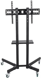 Tv Stand Mobile Tv Cart Adjustable Stand Mount for 32-65 Inch LCD/led Flat Panel Screen with Wheels Bracket for Tv (Color : A)