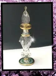 Vintage Handmade Egyptian Perfume Bottle bottles made pre 1995 JCE17 73