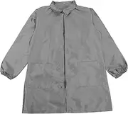 Ipetboom Fashionable Dog Grooming Uniform for Women The Long Sleeve Apron Pet Shop Workwear