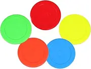 INOOMP 5pcs Mini Air Hockey Air Hockey Game Replacements Smooth Playing for Desktop Fun for All Ages
