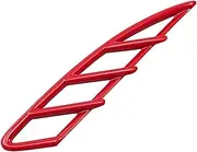 Full Set Interior Cover Sticekr Red Car Out Sticker Cover Gear Shift Compatible for Mercedes -Benz -Smart 451 Fortwo Accessories(Exter Side Wing)
