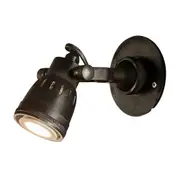 Belle Seattle Short Arm Indoor/Outdoor Wall Light Fixture 20cm Lighting Black
