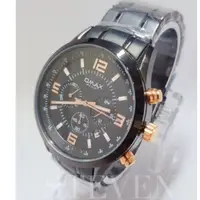 在飛比找蝦皮購物優惠-現貨 OMAX正品 真三眼計時系列 商務款手錶 不鏽鋼錶帶 