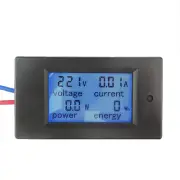 20A AC LCD Digital Power Panel Meter Monitor Power Energy Voltmeter Ammeter New