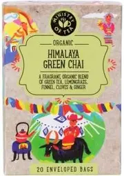 Ministry of Tea Organic Himalaya Green Chai Tea Bags 20pk