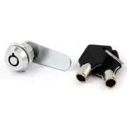 Locker Drawer Locking Tool 11mm Mounting Thread Tubular Cam Lock w key