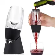 Wine Aerator Pourer - with Wine Vacuum Stopper Classic Diffuser Spout for Wine Bottle Instant Wine Aerators with No Spill (M)