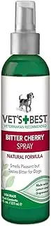 Vet's Best Bitter Cherry Spray No Chew Dog Deterrent, 7.5 oz