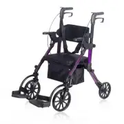 Elenker 2 in 1 Rollator Walker & Transport Chair, Folding Wheelchair Rolling ...