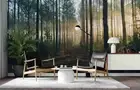 3D Forest Sunlight Wallpaper Wall Mural Removable Self-adhesive 304