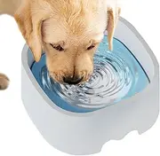 Spill Proof Dog Water Bowl, 1L Dog Bowl Dispenser for Slow Drinking, Portable Non-Slip Base Pet Feeder Dish for Medium Puppies