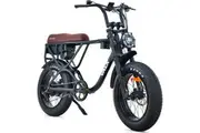 VALK Nomad Electric Fat Tyre Bike, 500W, 45km/hr, Throttle ebike, 20x4' Kenda Tyres, Shimano 7 spd, Suspension, Black