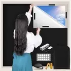 100% Blackout Blinds for Bedroom, Portable DIY Blackout Curtains