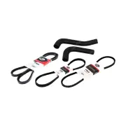 Radiator Hose + Gates Belt Kit for Holden Commodore VC 1.9L 1980-1981 with A/C