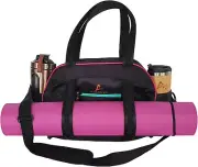 Casual Gym Bag Women with Wet Pocket. Great Pilates, Yoga & Fitness.