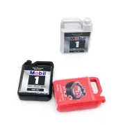 3Pcs RC Car Miniature Metal Oil Bottle Barrel For 1/10 Scale RC Crawler Car G