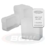 CoinSafe 1oz Silver Bar Tube - Holds 20 Bars - Heavy Duty Case with Snap Lock