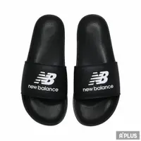 在飛比找蝦皮商城優惠-NEW BALANCE 男女 拖鞋 涼拖鞋 黑色 -SUF0