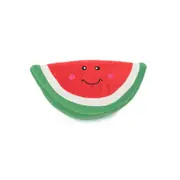 Zippy Paws Nomnomz Watermelon Plush Dog Squeaker Toy 17.5 x 12.5cm