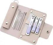 Nail clipper set,10-in-1 Stainless Steel Manicure Kit,Tweezers and Nail File Kit Travel portable, nail file nail cutter set for men/women/baby.