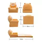 Kids Foldable Sofa Chair Cover Kids Couch Backrest Slipcovers Sofa Covers Sofa