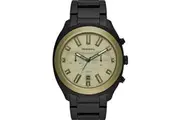 Introducing the Diesel Gent's SS IP Black Chronograph Quartz Analog Wristwatch Mod. TUMBLER 5 ATM.