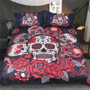Rose Ritual Sugar Skull Bedding Set