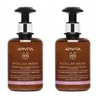 Apivita 2 Pack Rose Honey Cleansing Micellar Water for Face Eyes