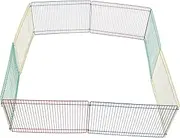 Sosoport Multi-Purpose Hamster Pen for Guinea Guinea Loft DIY Pet Playpen Small Animal Exercise Fence Iron Wire Construction