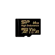 Silicon Power High Durability microSD Card 64GB Class10 UHS-1 U3 V30 A1