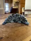Handmade Natural Green Riverstone Tank Decor - Retaining Wall Gravel Substrate