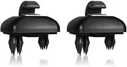 Car Interior 1PCS For A1 A3 A4 A5 Q3 Q5 S3 S4 S5 TT 8U0857562A Car Sun Visor Clip Holder Hook Bracket Hanger Car Interior Trim(2pcs black)
