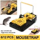 6/12 PCS Mouse Traps Reusable Mice Rat Trap Safe Snare Catcher Mousetrap