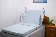 Electric Single Mattress with Adjustable Backrest with Side Rails