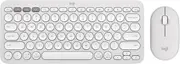 Logitech Pebble 2 Combo - Wireless Keyboard and Mouse - Tonal White