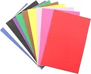 TEHAUX Foam Handicraft Sheets 10PCS A4 Size Mixed Color Thick Sponge Paper Handicraft for Classroom Art and Craft DIY Projects