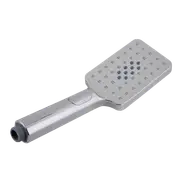 Square 3 Functions Brushed Nickel Rainfall Handheld Shower Head