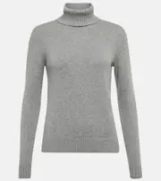 [Loro Piana] Loro Piana Parksville cashmere turtleneck sweater AU 18 grey