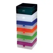Durable Cryogenic Storage Box - 100 Place with Color-Coded Lids for Easy Access