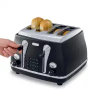 De'Longhi Icona Classic 4 Slice Black