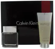 Euphoria by Calvin Klein for Men SET: EDT Spray 1.7oz+Body Wash 3.4oz NEW