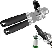 Can Opener Manual | Magnetic Can Openers Hand Held,Easy Turn Knob, Multifunctional Kitchen Tool, Kitchen Gadgets for Home Restaurant Outdoor BBQ, Ergonomic Handle