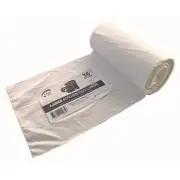 36 Litre White Clean Wiz Kitchen Tidy Bin Liner 50 Pieces for Waste Disposal