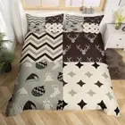 Cover Set King Size,Stars Deer Geometric Stripes Comforter Cover for Kids Boys