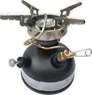 Portable Camping Stove | Portable 2-in-1 Outdoor Heater Stove | 2-in-1 Multifunctional -Piece Burner Petrol Stove Cookware Camp Stove Picnic Furnace for Outside Picnic BBQ Camp